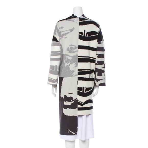 Stella McCartney Beatles Get Back Paneled Knit Coat Small - Picture 4 of 6